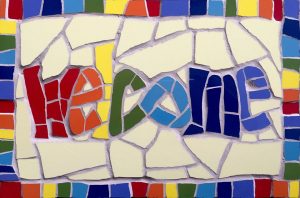 rainbow-mosaic-welcome-sign