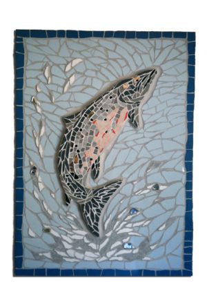 Salmon-mosaic