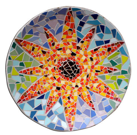 Mosaic sunbowl