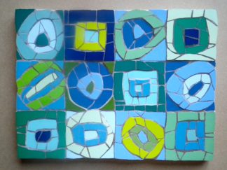 abstract-blue/green-mosaic