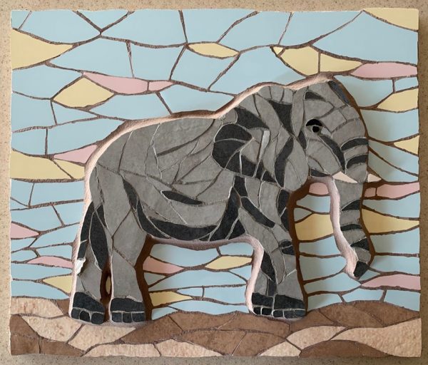 mosaic-elephant